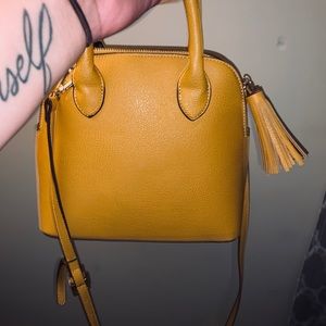 Mustard yellow purse